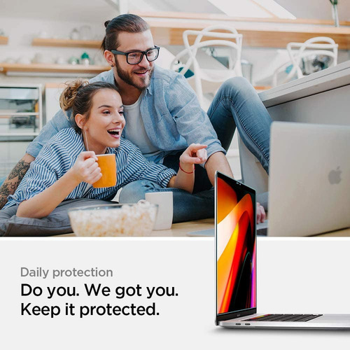Imagen 5 de 6 de Vidrio Templado Spigen Para Macbook Pro 15 Pulgadas