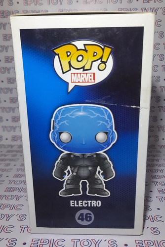 Funko Pop Amazing Spiderman Electro Glow Gitd Ht Metálico (Usado)