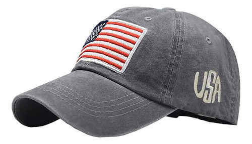 Gorra De Béisbol Ajustable Sombrero De La Bandera Americana 