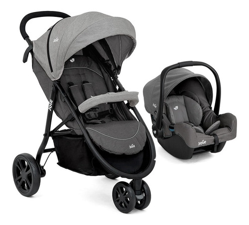 Coche Joie Travel System Litetrax 3 Gris