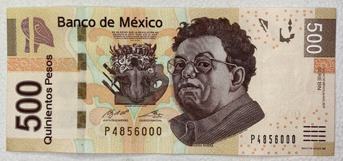 500 Pesos Diego Rivera Familia F Nuevo Sin Circular !