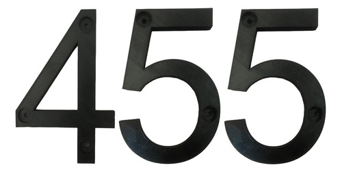 Número De Residencias Decorativos, Mxgnb-455, Número 455, 17