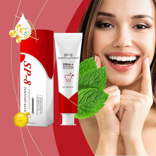 - Pasta De Dientes Sp8, Pasta De Dientes Blanqueadora Con