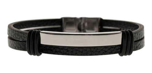 Imagen 2 de 8 de Pulsera Cuero D&k Grabado Personalizado Día Del Padre Ppdk01