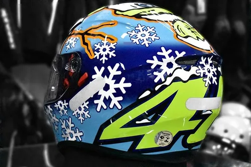 Capacete AGV K3 SV Winter Test 2016 Valentino Rossi