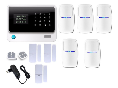Alarma Wifi Gsm  Casa Negocio 8 Sensores Aplicación Celular