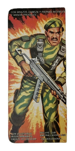 Gi Joe Vintage Filecard Ranger Chetah C. Heroicos Auriken