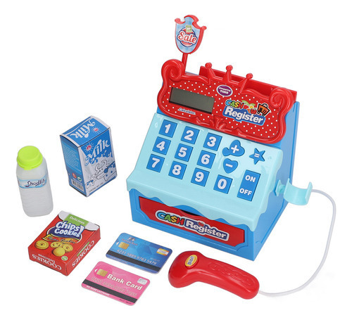 Juego De Rol Para Niños Cash Register Count Toy Simula [u]