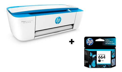 Impressora Hp Deskjet Ink Advantage Color 3776 + Cartucho Hp