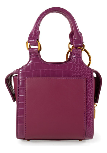 Bolsa Satchel Cloe Para Mujer Mini Con Monedero Color Fucsia