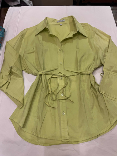 Blusa, Verde Manzana, Portsaid, Talle L, Usada