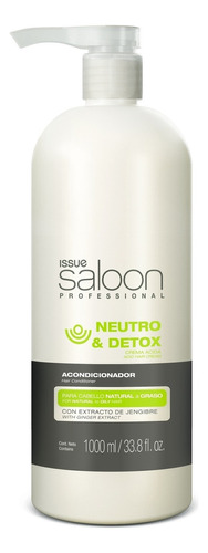 Issue Saloon Acondicionador Neutro & Detox X 1000 Ml