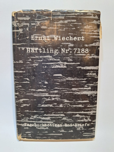 Antiguo Libro Häftling Nr. 7188  E. Wiechert Le218