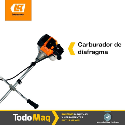Imagen 3 de 9 de Desmalezadora Motoguadaña 52cc Garden Plus Lusqtoff