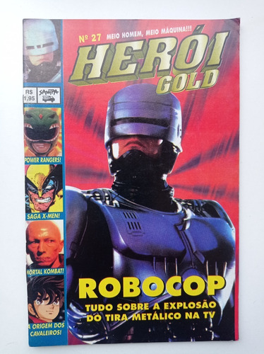 Revista Herói Gold Nº 27 - Robocop, Cdz, Power Rangers 