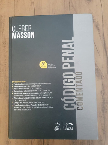 Código Penal Comentado Cleber´ Masson, 8° Edição