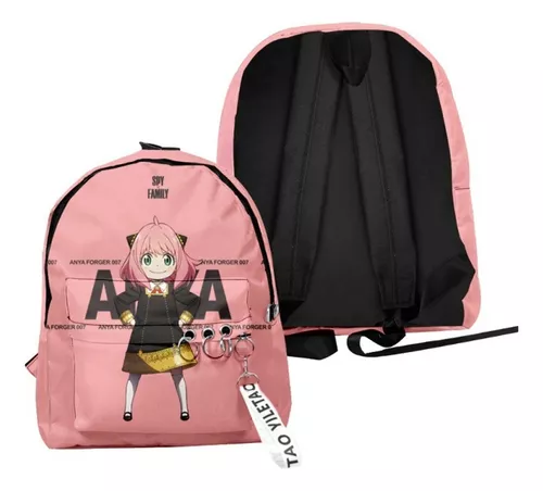 PACK MOCHILA Y ESTUCHE ania spy family serie anime kawaii cute linda material  escolar