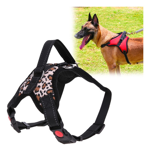 Correa Pectoral De Leopardo Para Perros Pequeños, Medianos Y