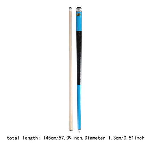 Cue De La Piscina 13 Mm Consejo Ball Profesional Azul Oscuro