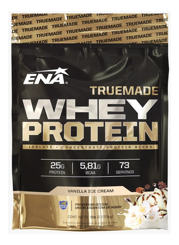 Ena Whey Protein Truemade Big Size Vainilla 2270 Gramos