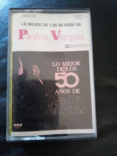 Cassette De Pedrovargaslo Mejor De Sus 50 Años(1192