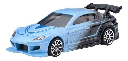 Hot Wheels - Tematicos Fast & Furious- Hnr88-hnt13 Color Celeste Personaje Mazda RX 8