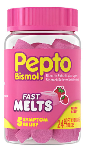 Pepto Bismol Disgestivo De Rápida Disolución 24 Piezas