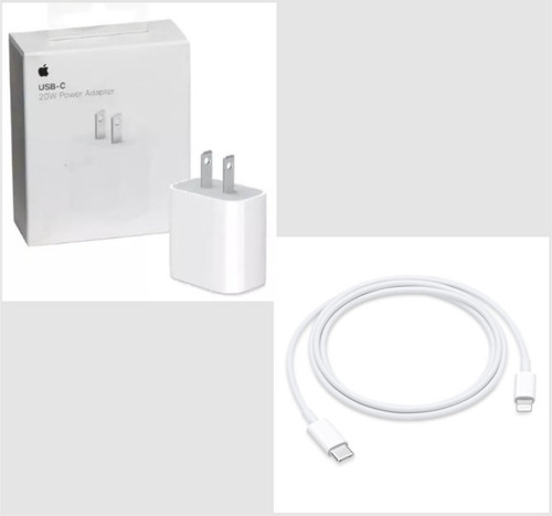 Cargador Taco Original iPhone 20 Watts Carga Rapida