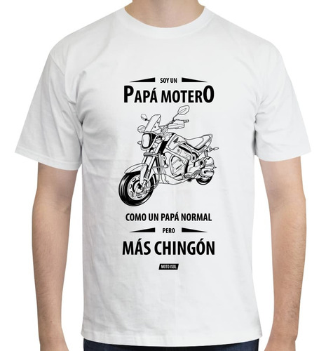 Playera Soy Un Papá Motero Día Del Padre