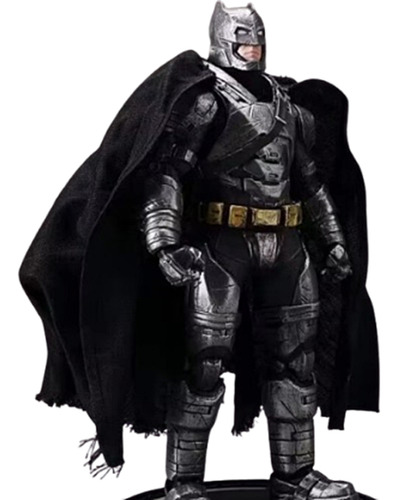 Figura Batman Ben Affleck Con Base Luminosa Dc Definida Lujo