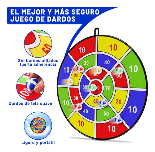 Diana Para Dardos Para Niños, Juego De Dardos Plegable