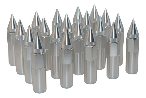 Kit Tuercas De Pico 14x1.5 Plata