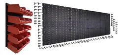 Comprar Painel P/ Ferramentas 1,77x0,52 C/ 15 Cxs Gaveteiro Laranja no Mercado Livre