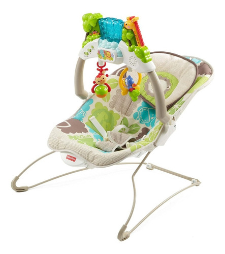 Imagen 1 de 1 de Silla Mecedora Fisher Price Rainforest Friends Bouncer