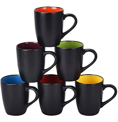 Juego De 6 Juegos De Tazas De Café, Tazas De Café De Cerámic