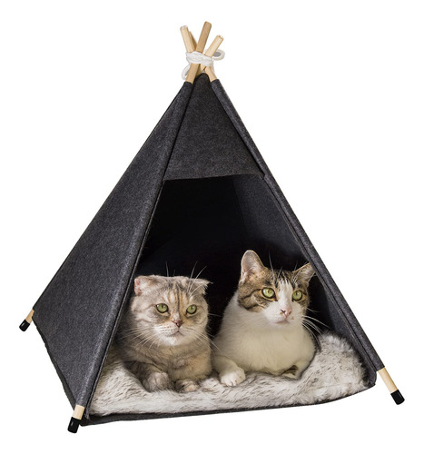 Qucey Tienda De Campaña Tipi Para Mascotas Para Gatos Y Pe.