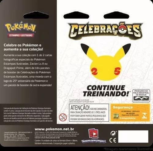 Carta de pokémon TCG - Ho-Oh - CELEBRAÇÕES- Comemoração de 25 anos