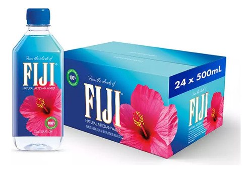 Agua Artesiana Natural Fiji 24 Pack Importado