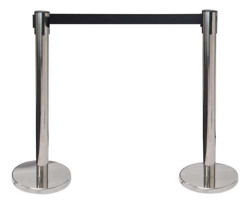 3 Foot Control Multitud Stanchions 6.25 Cinturon Retractil G