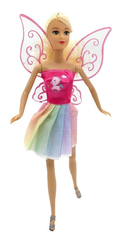 Muñeca Poppi Kiara Hada Y Su Unicornio Con Accesorios