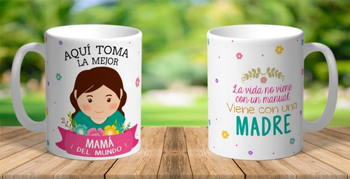 Taza Mamá Personalizada Con Tu Nombre