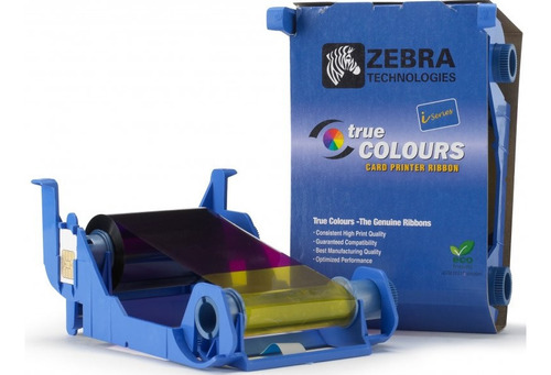 Ribbon Zebra Ymcko A Color Para Máquina P110i, P120i 