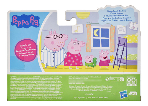 Peppa Pig Peppa Y Su Familia Hora De Dormir Set Hasbro Da