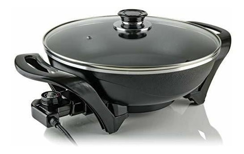 Ovente 13 Inch Electric Kitchen Skillet With Nonstick Alumin