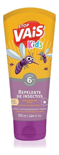 Repelente De Insectos Vais Stop Kids X 100g Mosquito Dengue