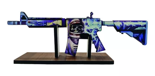 Enfeites De Mesa Skin Jogos Armas M4a4 - Ak47 Militar