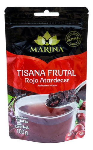 Tisana Gourmet Frutal Marina Rojo Atardecer 100g