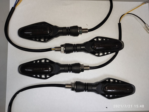 Luces De Cruce Led Universal Moto Secuencial Doble Color
