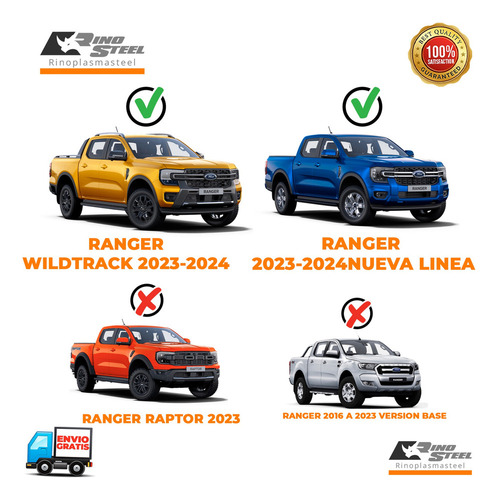 Tiron Arrastre Ranger 2023-2024