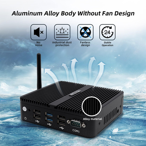 Hystou Mini Industrial Computer Celeron J4125 Con 8gb Ddr4 2